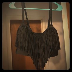 Fringe bandeau swim top Torrid size 2